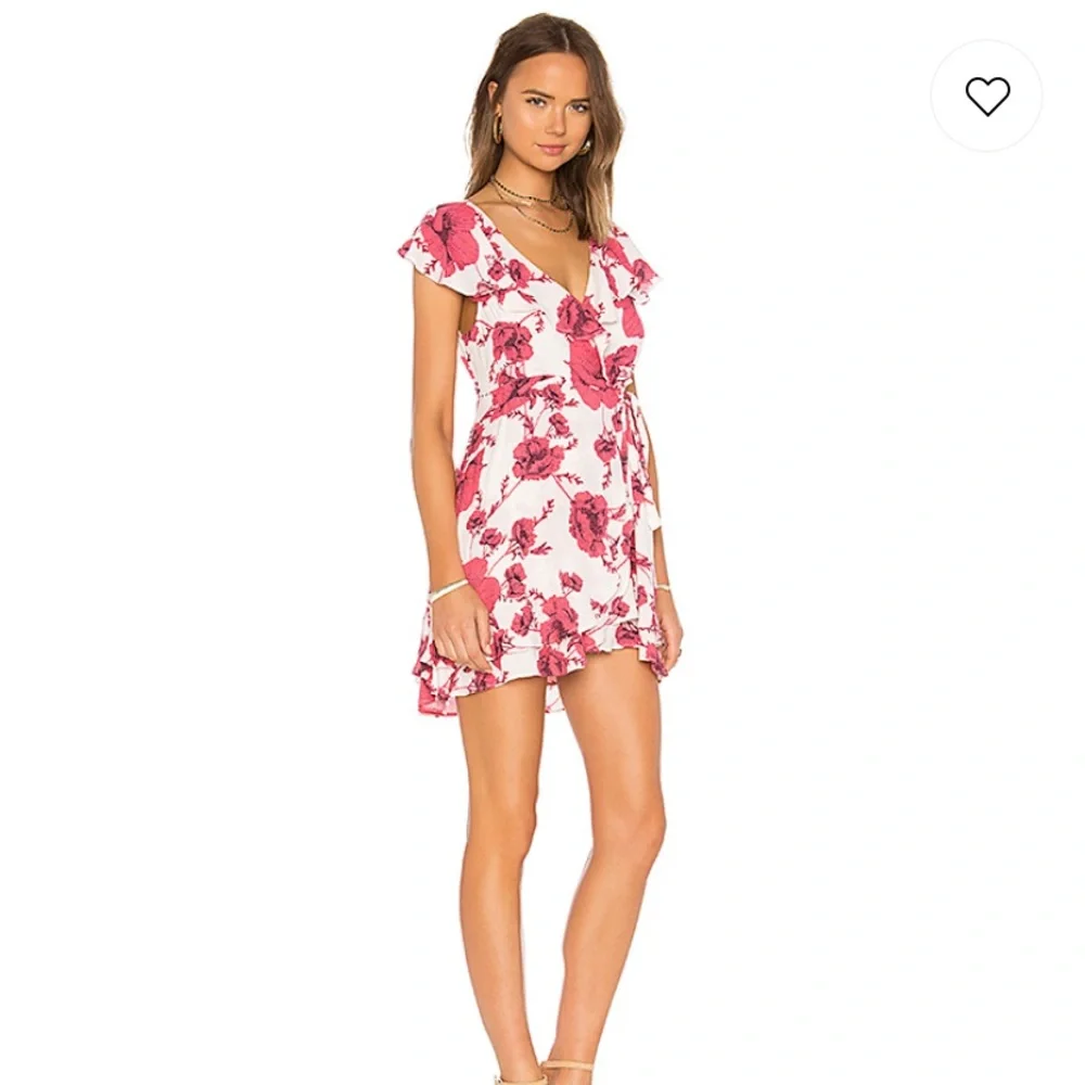 NWT FREE PEOPLE FRENCH QUARTER FLORAL WRAP‎ DRESS XS Boho Cottagecore Romantic